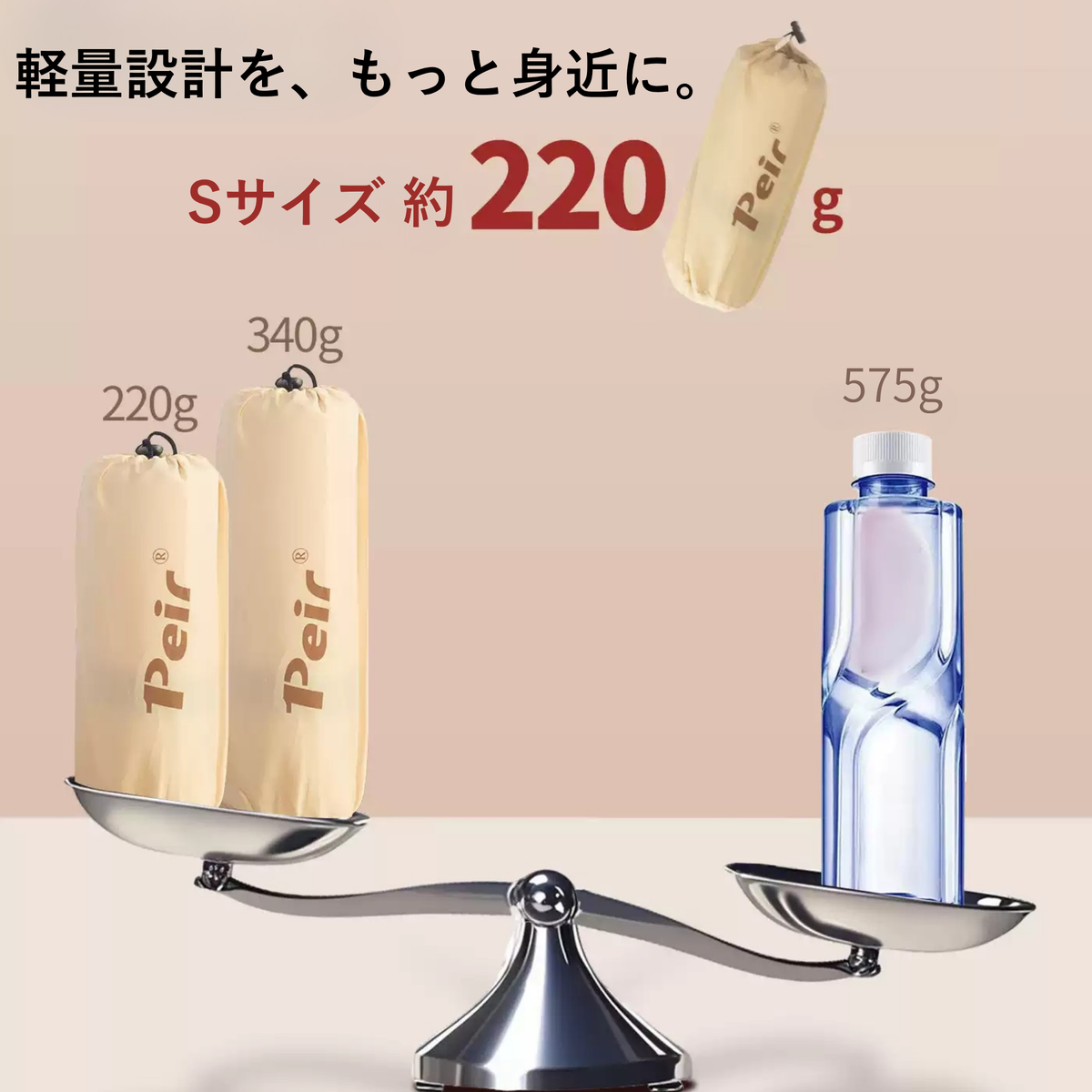 Peir 3D高弾力フォームエアピロー（M・Lサイズ）
