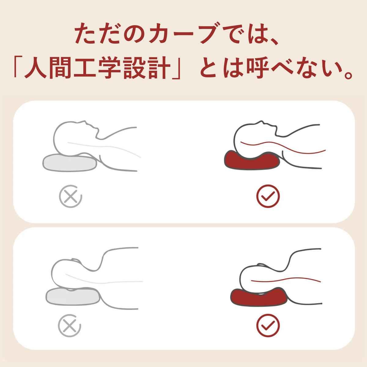 Peir 3D高弾力フォームエアピロー（M・Lサイズ）